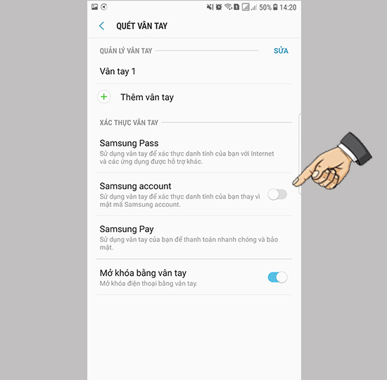 Activate Fingerprint Instead of Password on Samsung Galaxy Note FE